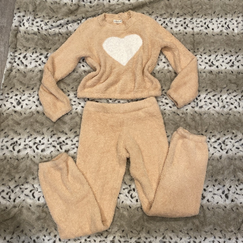 Margaux & Lexi M 10/12 Super Soft 2 Piece Set With Heart‎